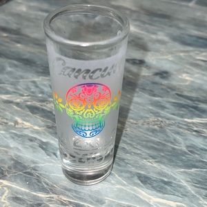 Cancun ,Mexico Sugar skull shot glass